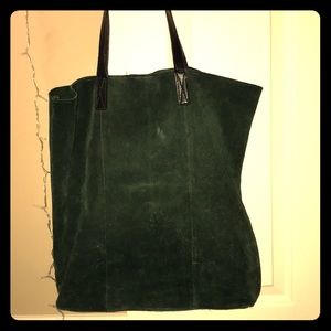 Green Leather Tote